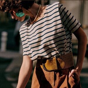 NWT Sezane Paxton Striped T-Shirt
